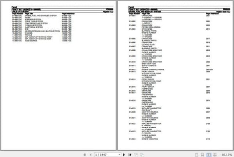 Discover the essential FENDT TRACTOR 927 F925000 Spare Parts Catalogue Manual, a comprehensive PDF file designed for efficient maintenance and repair of your tractor. This manual is an invaluable resource for both professionals and enthusiasts,
