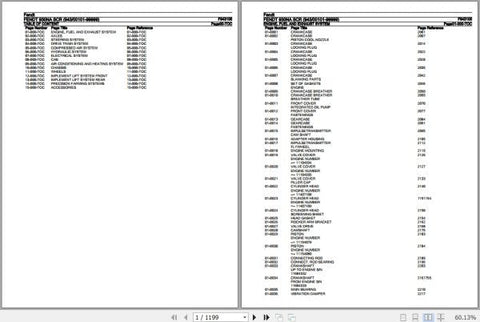 Discover the ultimate resource for maintaining your Fendt Tractor 930NA SCR with our comprehensive Spare Parts Catalogue in PDF format. This meticulously organized digital guide provides you with detailed diagrams and part numbers, ensuring 