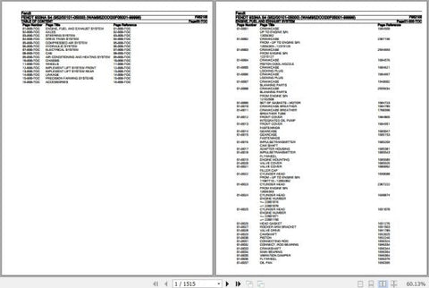 Discover the essential Fendt Tractor 933NA S4 Spare Parts Catalogue Manual, a comprehensive PDF file designed for efficient maintenance and repair. This manual, dated October