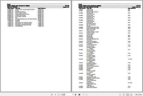 Discover the essential Fendt Tractor 933NA SCR F944105 Spare Parts Catalogue Manual, a comprehensive PDF resource designed for efficient maintenance and repair. This manual, dated July 2020, provides detailed diagrams and part numbers, ensuring you have the right information at your fingertips to keep your tractor running