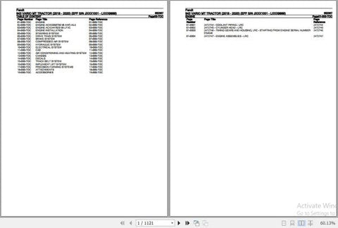 Discover the essential Fendt Tractor 943 Vario MT Spare Parts Catalogue Manual, designed specifically for models produced between 2018 and 2020. This comprehensive PDF file serves as your go-to resource for identifying and sourcing the right spare parts, ensuring your tractor remains in peak operating condition.
