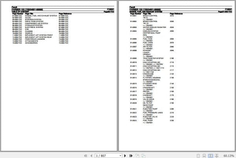 Discover the essential Fendt Tractor Farmer 102 F135001 Spare Parts Catalogue Manual, a comprehensive PDF file designed for efficient maintenance and repair of your tractor. This manual
