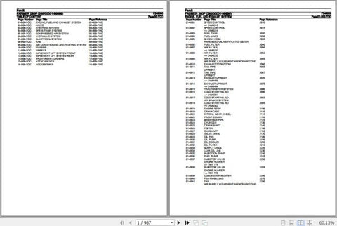 Discover the essential FENDT TRACTOR FARMER 260 PF246000 Spare Parts Catalogue Manual, a comprehensive PDF file designed for efficient maintenance and repair of your tractor. This manual, dated November 2018, provides detailed diagrams and part numbers
