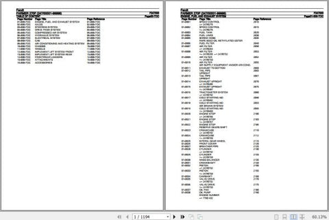 Discover the essential Fendt Tractor Farmer 270P F247000 Spare Parts Catalogue Manual, a comprehensive PDF resource designed for efficient maintenance and repair of your tractor. This manual is an invaluable tool for farmers and mechanics alike, providing