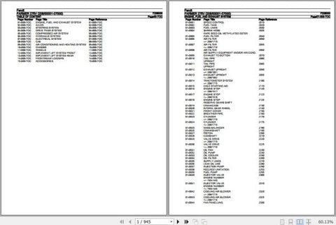 Discover the essential Fendt Tractor Farmer 275V F208000 Spare Parts Catalogue Manual, a comprehensive PDF resource designed for efficient maintenance and repair of your tractor. This manual, dated September 2020, provides detailed diagrams
