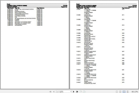 Discover the essential Fendt Tractor Farmer 410NA F410105 Spare Parts Catalogue Manual, a comprehensive PDF resource designed for efficient maintenance and repair of your Fendt tractor. This manual, dated January 2019, provides detailed diagrams and part numbers, ensuring you have the right components at your fingertips