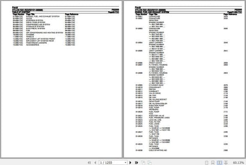 Discover the essential FENDT TRACTOR XYLON 522 F522000 Parts Catalogue Manual, a comprehensive PDF resource designed for efficient maintenance and repair of your Fendt tractor. This manual provides detailed diagrams and part numbers, ensuring you have all the information needed to keep your equipment running smoothly.