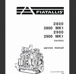 UNLOCK THE FULL POTENTIAL OF YOUR FIAT-ALLIS MACHINERY WITH THE COMPREHENSIVE ENGINE SERVICE REPAIR MANUAL FOR MODELS 2800, 2800 MK1, 2900, AND 2900 MK1. 