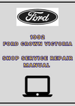 1992 FORD CROWN VICTORIA SHOP SERVICE REPAIR MANUAL - PDF