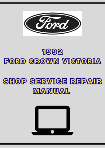 1992 FORD CROWN VICTORIA SHOP SERVICE REPAIR MANUAL - PDF