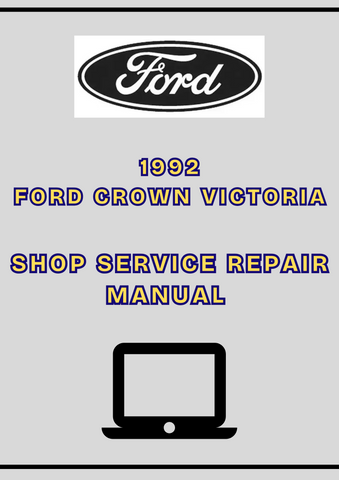 1992 FORD CROWN VICTORIA SHOP SERVICE REPAIR MANUAL - PDF