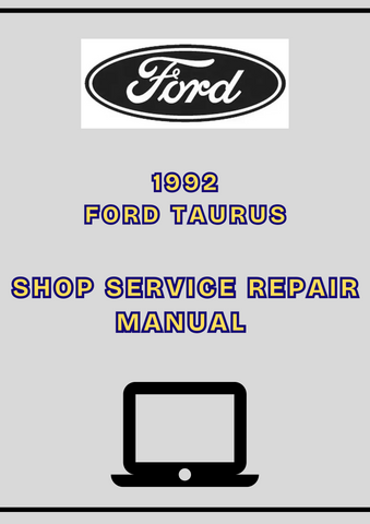 1992 FORD TAURUS SHOP SERVICE REPAIR MANUAL - PDF