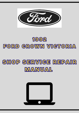 1992 FORD CROWN VICTORIA SHOP SERVICE REPAIR MANUAL - PDF