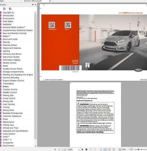 Discover the ultimate resource for your Ford Fiesta with the 1.1L 2017-2020 Workshop Manual in PDF format. This comprehensive guide is designed to provide you with all the essential