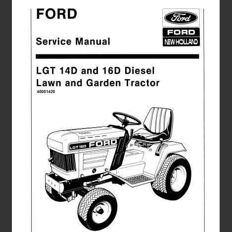 UNLOCK THE FULL POTENTIAL OF YOUR FORD LGT 14D AND 16D DIESEL LAWN AND GARDEN TRACTORS WITH OUR COMPREHENSIVE SERVICE REPAIR MANUAL IN PDF FORMAT.