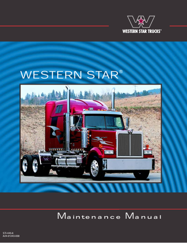 FREIGHTLINER 4700, 4800, 4900, 5900, 6900 WESTERN STAR MAINTENANCE MANUAL - PDF DOWNLOAD