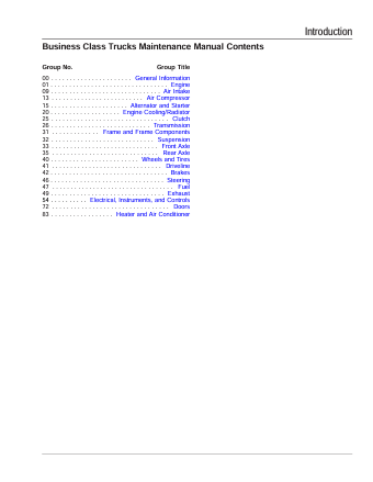 Unlock the full potential of your Freightliner Business Class trucks with our comprehensive Maintenance Manual, available for instant PDF download. This essential guide covers models including FL50, FL60, FL70, FL80, FL106, FL112, MB50, MB60, MB70, and MB80, ensuring you have the right information at your fingertips to keep your fleet running smoothly.