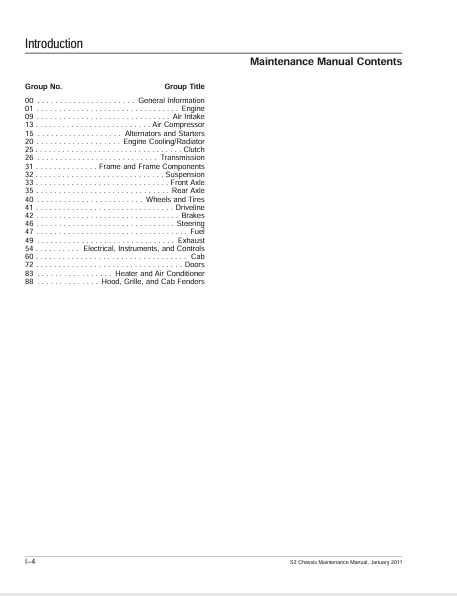 Ensure your Freightliner S2 and S2C chassis operates at peak performance with our comprehensive Maintenance Manual, available for instant PDF download. This essential guide is designed to provide you with detailed maintenance procedures, troubleshooting tips, and specifications tailored specifically for your chassis model.
