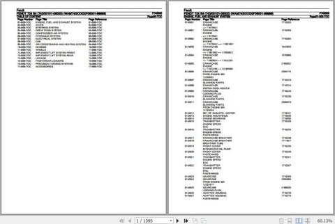 FENDT TRACTOR 724 S4 F743000 10.2020 SPARE PARTS CATALOGUE MANUAL - PDFFILE