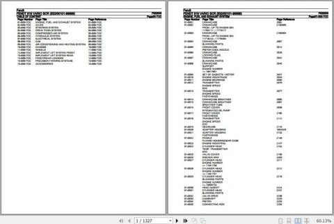 FENDT TRACTOR 819 VARIO SCR F832000 10.2019 SPARE PARTS CATALOGUE MANUAL - PDF FILE