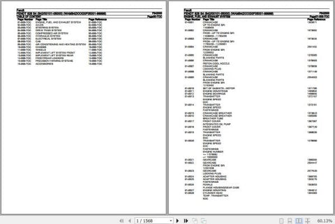 FENDT TRACTOR 828 S4 F842000 10.2019 SPARE PARTS CATALOGUE MANUAL - PDF FILE