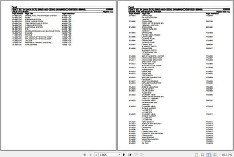 FENDT TRACTOR 927 S4 F950003 10.2020 SPARE PARTS CATALOGUE MANUAL - PDF FILE