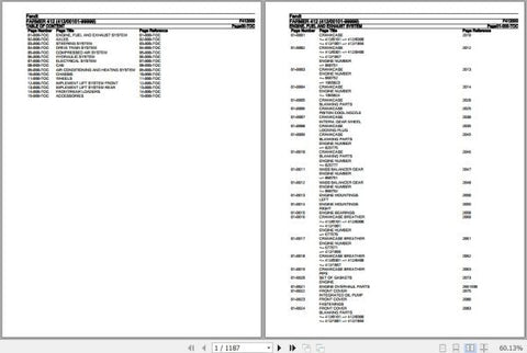 FENDT TRACTOR FARMER 412 F412000 09.2020 SPARE PARTS CATALOGUE MANUAL - PDF FILE