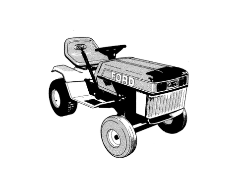 Ford SE4318 Lawn Tractor LT11H - New Holland Operator's Manual 42001300 Download PDF - Manual labs