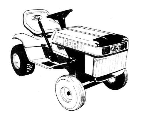 Ford SE4322A Yt 16 Yard Tractor Ops 09GN215 - New Holland Operator's Manual 42001610 Download PDF - Manual labs