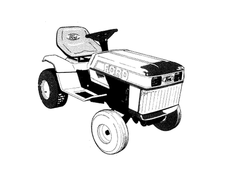 Ford SE4325A Lgt 12 Garden Tra - New Holland Operator's Manual 42001210 Download PDF - Manual labs