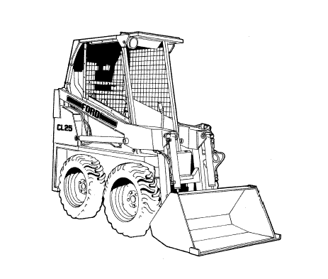 Ford SE4361 CL25 Compact Loader - New Holland Operator's Manual 42002511 Download PDF - Manual labs