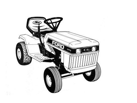 Ford SE4535 Lt 8 Lawn Tractor 09GN2108 - New Holland Operator's Manual 42000810 Download PDF - Manual labs