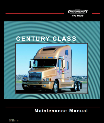 Freightliner Century Class Trucks (Argosy COE, C112, C120, CST120 Conventional, Coronado) Operation & Maintenance Manual - PDF File Download