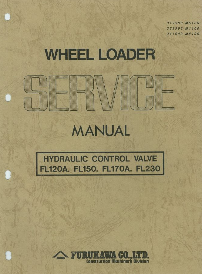 Furukawa Wheel Loader FL120A, FL150, FL170A, FL230 Hydraulic Control ...