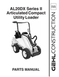 AL20DX - GEHL Series II Articulated Compact Utility Loader Parts Catalog Manual PDF Download - Manual labs