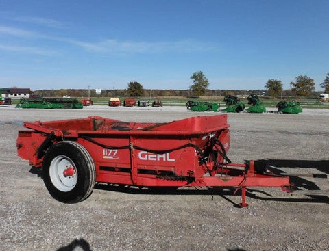 UNLOCK THE FULL POTENTIAL OF YOUR GEHL 1177 MANURE SPREADER WITH OUR COMPREHENSIVE PARTS CATALOGUE MANUAL, AVAILABLE IN A CONVENIENT PDF FORMAT. 