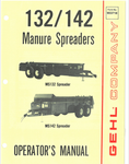 GEHL 132, 142 MANURE SPREADERS (903718) OPERATOR MANUAL PDF DOWNLOAD