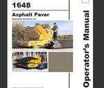 UNLOCK THE FULL POTENTIAL OF YOUR GEHL 1648 ASPHALT PAVER WITH OUR COMPREHENSIVE OPERATOR’S MANUAL IN PDF FORMAT.