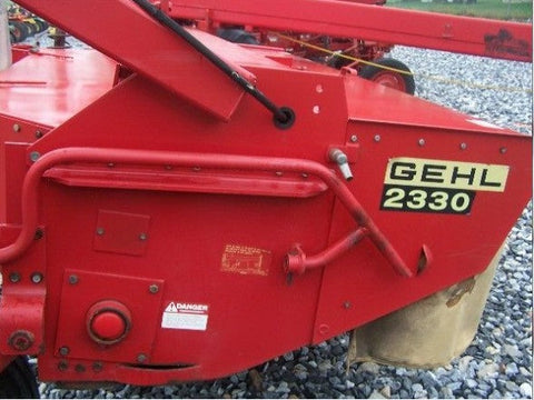 DISCOVER THE ESSENTIAL GEHL 2330 DISC MOWER CONDITIONER PARTS CATALOGUE MANUAL, NOW AVAILABLE IN A CONVENIENT PDF FORMAT. 