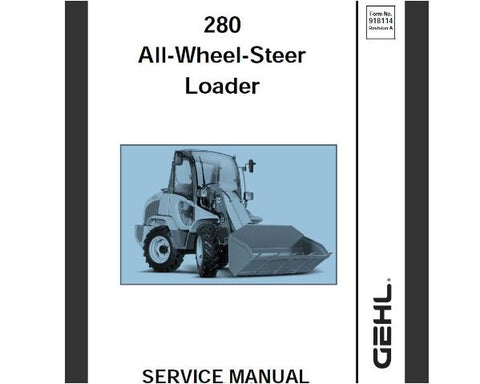 UNLOCK THE FULL POTENTIAL OF YOUR GEHL 280 ALL-WHEEL-STEER LOADER WITH OUR COMPREHENSIVE SERVICE REPAIR MANUAL IN PDF FORMAT. 