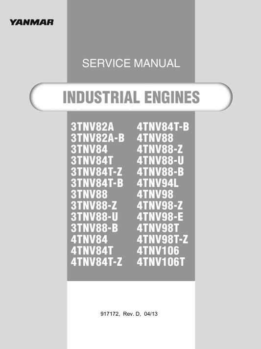 GEHL 3TNV, 4TNV (917172) SERVICE MANUAL PDF DOWNLOAD