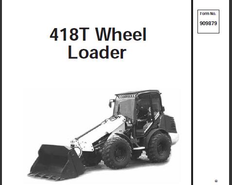 ENHANCE YOUR OPERATIONAL EFFICIENCY WITH THE GEHL 418T WHEEL LOADER OPERATOR’S MANUAL, AVAILABLE IN A CONVENIENT PDF FORMAT.