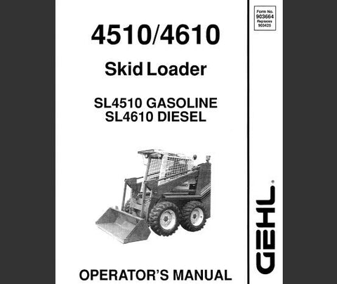 UNLOCK THE FULL POTENTIAL OF YOUR GEHL 4510 AND 4610 SKID LOADERS WITH OUR COMPREHENSIVE OPERATOR’S MANUAL IN PDF FORMAT. 