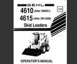 ENHANCE YOUR OPERATIONAL EFFICIENCY WITH THE GEHL 4610 AND 4615 SKID LOADER OPERATOR’S MANUAL, AVAILABLE IN A CONVENIENT PDF FORMAT.