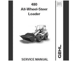 GEHL 480 ALL-WHEEL-STEER LOADER SERVICE REPAIR MANUAL - PDF FILE