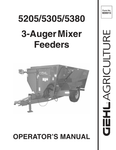 GEHL 5205, 5305, 5380 3-AUGER (909915) OPERATOR MANUAL PDF DOWNLOAD