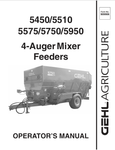 GEHL 5450, 5510, 5575, 5750, 5950 (909906A) OPERATOR MANUAL - PDF FILE