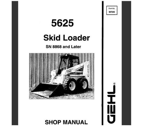 UNLOCK THE FULL POTENTIAL OF YOUR GEHL 5625 SKID LOADER WITH OUR COMPREHENSIVE SERVICE REPAIR MANUAL IN PDF FORMAT. 