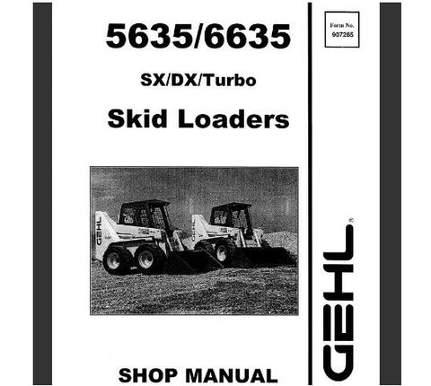 UNLOCK THE FULL POTENTIAL OF YOUR GEHL 5635, 6635 SX, DX, AND TURBO SKID LOADERS WITH OUR COMPREHENSIVE SERVICE REPAIR MANUAL IN PDF FORMAT. 
