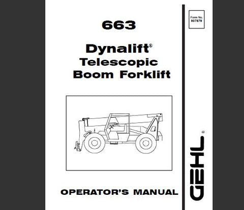 ENHANCE YOUR OPERATIONAL EFFICIENCY WITH THE GEHL 663 DYNALIFT TELEHANDLER OPERATOR’S MANUAL, AVAILABLE IN A CONVENIENT PDF FORMAT.